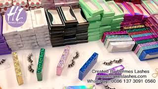 Free Eyelash Packaging Boxes Wholesale From Hermes Lashes Vendors To Support Small Lashes Business