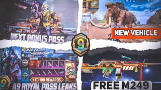 A9 Royal Pass : ALL Rewards from 1 to 100 ! Bgmi A9 Bonus Pass ! Bgmi 3.3 Update New Vehicle