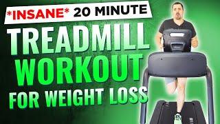 20-Minute Treadmill Workout for Weight Loss - [Quick & Effective HIIT]