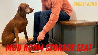 Build a Mud Room Storage Seat