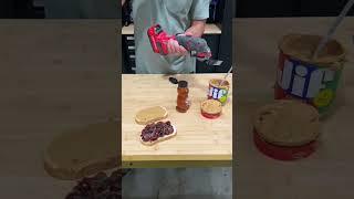 How Men make a Sandwich!  #diy #tools #construction #food #dad #satisfying