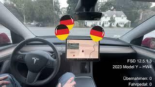 Perfekte Tesla FSD Fahrt - bis er einen Fehler macht ‍️