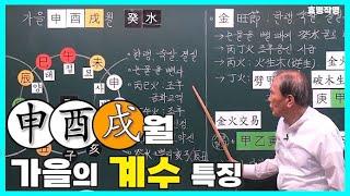 [중급] 272강 신유술월 가을의 계수 특징 