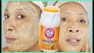 SOFTEN YOUR FACE AND LOOK TEN YEARS YOUNGER USING THIS AMAZING BAKING SODA FACE MASK, AMAZING RESULT