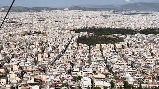 Mount Lycabettus, a Cretaceous limestone hill in Athens, Greece