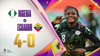 Highlights & Goals: Nigeria vs. Ecuador 4-0 | Copa Mundial Femenina Sub-17 | Telemundo Deportes