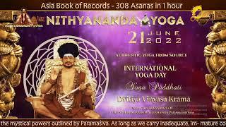 KAILASA's Nithyananda Yoga festival 2022 performing for Asia Book of Records
