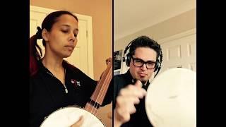 Rhiannon Giddens and Francesco Turrisi perform "Alabama Joe" on Minstrel banjo and tambourine