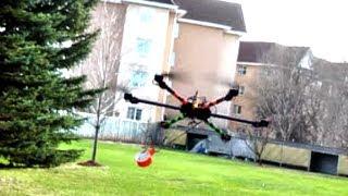 Hexacopter heavy lift test