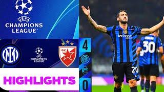 Inter Milan vs Crvena zvezda (4-0) Gli Highlights | Champions League 2024 | Inter Red Star Belgrade