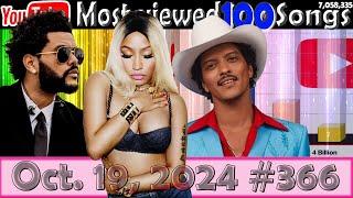 Most Viewed 100 Songs of all time on YouTube - 19 Oct. 2024 №366