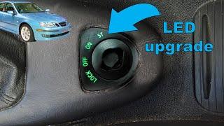 Saab 9-3 Ignition Switch LED Upgrade