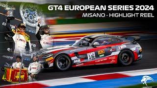 Misano Highlight Reel - GT4 European Series 2024 | Dilantha Malagamuwa | Dilango Racing