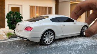 Mini Bentley Continental GT Speed | Luxury Coupe | RC Diecast Model Car Unboxing