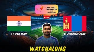 India U20 vs Mongolia U20 Live Reaction | AFC U20 Asian Cup Qualifiers