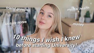 10 things I wish I knew before starting University!