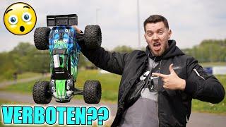 RIESEN RC AUTO fährt über 100 KM/H SCHNELL und MACHT SALTOS!