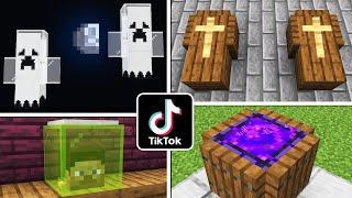 ЭТИ ПОСТРОЙКИ ИЗ ТИК ТОКА СЛОМАЮТ ВАШ МАЙНКРАФТ ХЭЛЛОУИН! СЛОМАННЫЙ MINECRAFT КРАФТИНГ ТРОЛЛИНГ