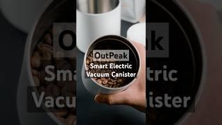 OutPeak Smart Electric Vacuum Canister Coffee Storage Unboxing | Discount Code: AEK12