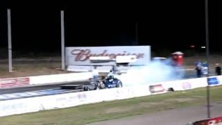 Alex Barrett and his Rocketeer Bantam at the Tucson Fuel Altered Nationals 2009