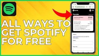 All Ways To Get Spotify Premium For Free in 2024 | Get Spotify For Free