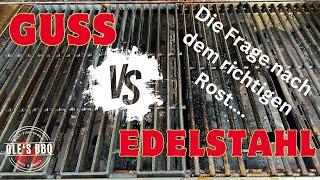 Grillvergnügen im Vergleich: Guss vs. Edelstahl Roste! Vor- und Nachteile + Schweinekotelett Special