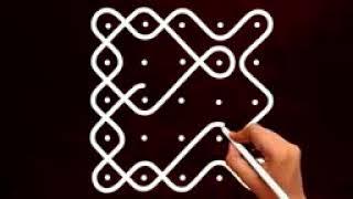 Rangoli designs|easy rangoli|dot's rangoli 6x6|madhus rangoli|