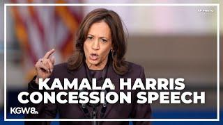 Watch now: Kamala Harris concession speech