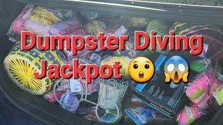 Dumpster diving: Whole dumpster full brand new holiday items !! 