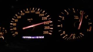 Acceleration  TURBO M3 E36 top speed 0-280 1.4bar 2jz