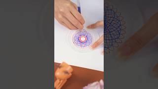 The magic of Spirograph#asmr #spirograph #spirographdrawing