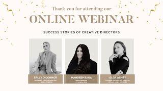 Liang & Eimil - Watch the Full Webinar: Success Stories of Creative Directors