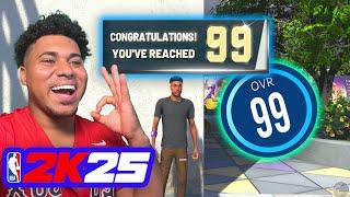 Quickest Method To Reach 99 OVERALL FAST in NBA 2K25 for ANY BUILD!