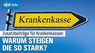 Zusatzbeiträge steigen drastisch: So viel zahlt ihr 2025 mehr für eure Krankenkasse | NDR Info