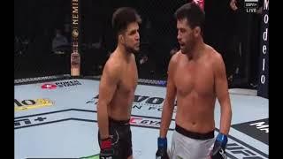 Henry Cejudo & Cruz Share A Moment After The Round