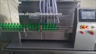 6 HEAD SERVO BASED PISTON FILLING MACHINE - Shreeji Flowtech Systems