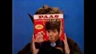 80's Ads: PAAS Halloween Make-Up Kit 1984