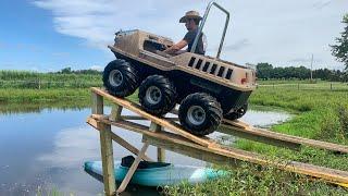 MAX 6x6 hits a MASSIVE JUMP into pond