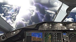 Flight Simulator 2021 ► 4K ULTRA GRAPHICS Dubai departure + SCARY Thunderstorm landing! RTX 3090