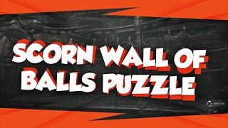 The Scorn 'wall of balls' puzzle solution in less than three minutes! walkthrough - spoilers