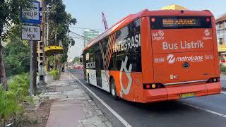 Buses in Jakarta, Indonesia 2024