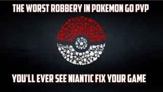 The worst robbery you'll ever see In pokemon go pvp. Go battle league is broken #nianticfixyourgame