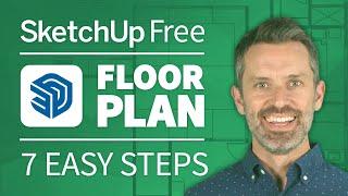 How To Create a Floor Plan with SketchUp Free (7 EASY Steps)