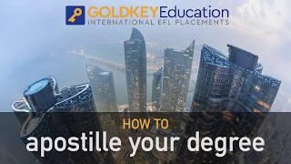 How to Apostille Your Degree - 2020