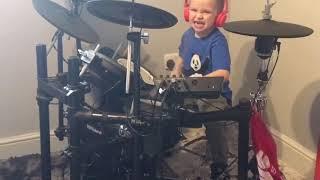 Psychosocial - Drum Cover. Caleb H Drummer (age 5) 