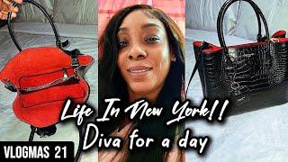 LIFE IN BK NY: Teddy Blake Bag | Diva behind the scenes | Get ready with me. #TeddyBlake