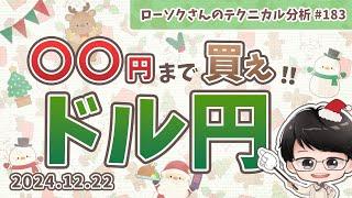 【円安】ドル円 最新 予想！どこまで買えばいいのか？分かりやすく解説！【FX ローソクさんのテクニカル分析 #183】