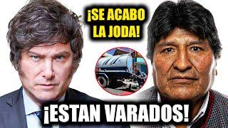 ARGENTINA NO LE DA COMBUSTIBLE A BOLIVIA Y CRECE EL CAOS CAMIONES FRENADOS