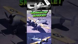 From Concept to Cancellation - Grumman F5F Skyrocket History #shorts #aviation #history