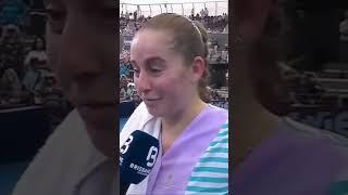 Jelena Ostapenko interview after close win against Karolina Pliskova | 2024 Brisbane